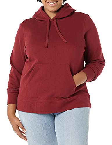 Women's French Terry Fleece Pullover Hoodie (Available in Plus Size), Dark Yellow, X-Large