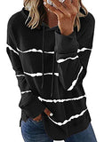 BTFBM Women Sweatshirts Tie Dye Print Striped Color Block Long Sleeve Comfy Loose Soft Casual T Shirts Pullover (S-2XL) (Aztec Print Grey, Small)