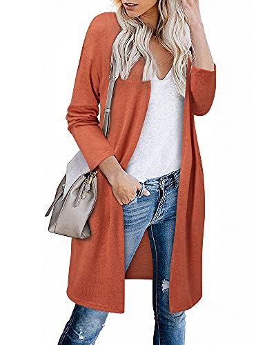 Women's Leopard Print Open Front Cardigan Shirt with Pockets Long Sleeve Lightweight Coat(Leopard01,M)