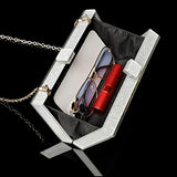 Clutch Purses for Women-Evil Eye Acrylic Clutch Glitter Purse Evening Bag Chain Shoulder Crossbody Handbags
