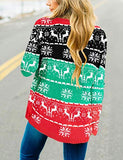 Women's Long Sleeve Oversized Crew Neck Solid Color Knit Pullover Sweater Tops Mocha