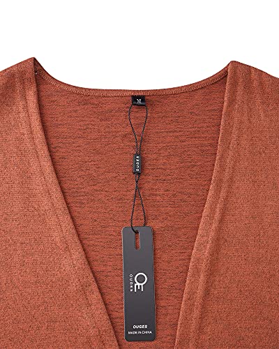 Women's Leopard Print Open Front Cardigan Shirt with Pockets Long Sleeve Lightweight Coat(Leopard01,M)
