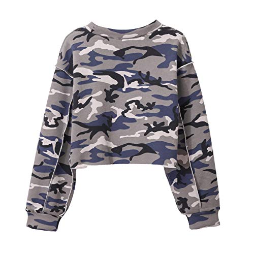 Women Pullover Cropped Hoodies Long Sleeves Sweatshirts Casual Crop Tops for Fall Winter ( Apricot)