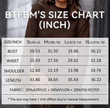 Women Sweater Bodycon Short Dress Long Sleeve Crew Neck Slim Fit Solid Dressy Fall Winter Mini Ribbed Knit Dresses(Solid Dark Coffee, Large)