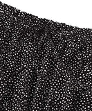 Women's Sexy Polk Dots Print Crop Top Off Shoulder Long Sleeve Blouse Tops