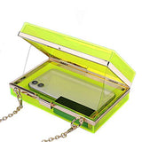 Women Acrylic Transparent Gold star Evening Bags Purses Clutch Vintage Banquet Handbag (Pink) Medium