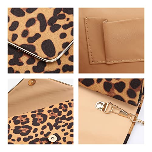 Ladies' Velvet Evening Clutch Handbag Formal Party Clutch For Women With Chain Strap (Rose)