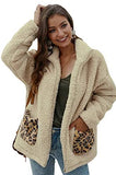 Women's Fauxs Fur Hooded Teddy Coat Long Sleeve Jacket Outwear