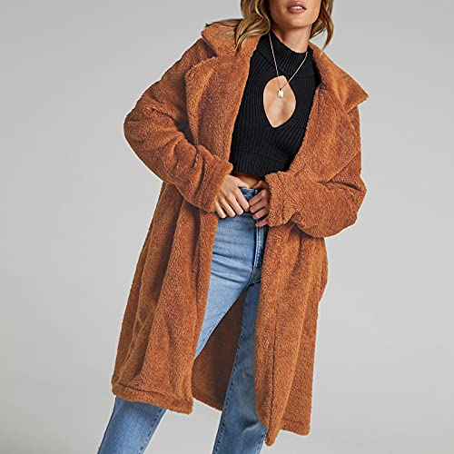 Womens Casual Berber Fleece Quilted Jackets Boyfriend Oversized Long Sleeve Fall Shirts Casual Jacket Coats Button Down