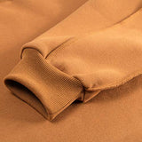 Women Pullover Cropped Hoodies Long Sleeves Sweatshirts Casual Crop Tops for Fall Winter ( Apricot)