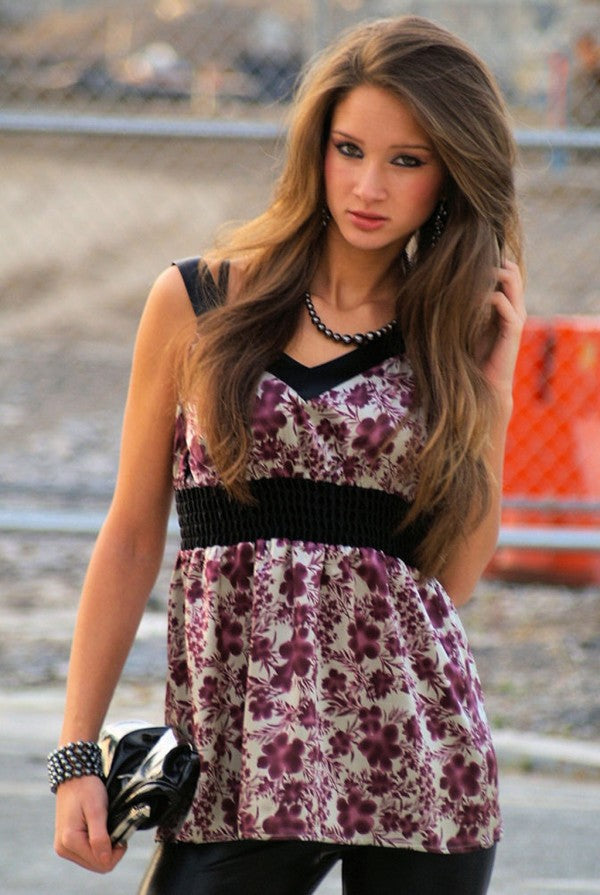 Floral Babydoll Top