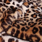 Leopard Print Coat Super Long Coats Women 2021 Winter Fashion Coat Warm Coral Velvet Jacket Temperament Thick Windproof Coat