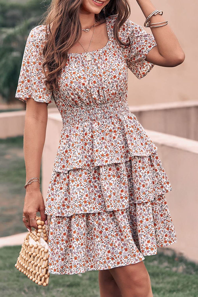 cute floral short dresses Cute Short Floral Dress Summer Dress