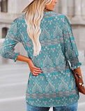 Women's 3/4 Length Sleeve Tops Business Casual Blouses Summer Tees Shirts 2026 Fashion Outfits