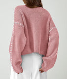 Women's Chunky Knit Sweaters  Fall Long Sleeve Mock Neck Oversized Pullover Tops Winter Fashion Clothes