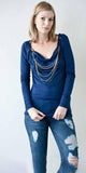 Cowl Necklace Top