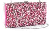 Rhinestone Clutch Purse Bling Evening Bag for Women Formal Dress Wedding Double Sided Diamond Handbag