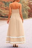Women's 2026 Summer Flowy Maxi Dress Casual Sleeveless Spaghetti Strap Ruffle Beach Long Dresses