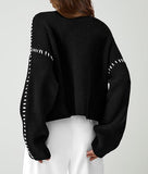 Women's Chunky Knit Sweaters  Fall Long Sleeve Mock Neck Oversized Pullover Tops Winter Fashion Clothes