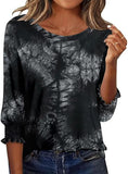 Women's 3/4 Length Sleeve Tops Business Casual Blouses Summer Tees Shirts 2026 Fashion Outfits