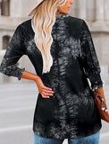 Women's 3/4 Length Sleeve Tops Business Casual Blouses Summer Tees Shirts 2026 Fashion Outfits