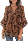 Women's 3/4 Sleeve Dressy Casual Top