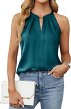 Blooming Jelly Womens Summer Tank Tops Satin Business Dressy Casual Blouses Sleeveless Halter Trendy Work Shirts 2026