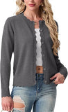 Cardigan Sweaters for Women Lightweight Crewneck Button Down Soft Knit Dressy Cardigans 2026