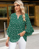 Women's 3/4 Sleeve Dressy Casual Top