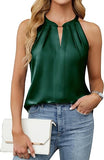 Blooming Jelly Womens Summer Tank Tops Satin Business Dressy Casual Blouses Sleeveless Halter Trendy Work Shirts 2026