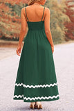 Women's 2026 Summer Flowy Maxi Dress Casual Sleeveless Spaghetti Strap Ruffle Beach Long Dresses