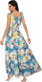 Women's 2026 Summer Boho Floral Print Tiered Casual Flowy Long Maxi Dress