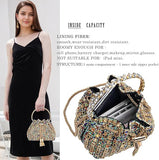 Sparkling Women's Evening Handbags Rhinestone Purse Crossbody Bag Wedding Prom Party Club Purses