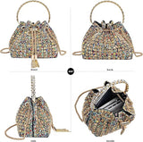 Sparkling Women's Evening Handbags Rhinestone Purse Crossbody Bag Wedding Prom Party Club Purses