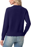 Cardigan Sweaters for Women Lightweight Crewneck Button Down Soft Knit Dressy Cardigans 2026