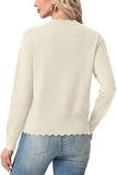Cardigan Sweaters for Women Lightweight Crewneck Button Down Soft Knit Dressy Cardigans 2026