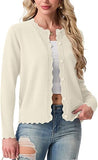 Cardigan Sweaters for Women Lightweight Crewneck Button Down Soft Knit Dressy Cardigans 2026