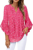 Women's 3/4 Sleeve Dressy Casual Top