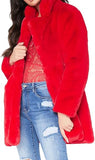 Womens Winter Warm Lapel Faux Fur With Inner Lining & Buttons Coats(upto 3XL)