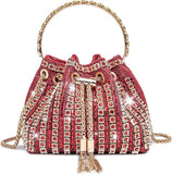 Sparkling Women's Evening Handbags Rhinestone Purse Crossbody Bag Wedding Prom Party Club Purses