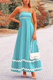 Women's 2026 Summer Flowy Maxi Dress Casual Sleeveless Spaghetti Strap Ruffle Beach Long Dresses