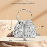 Sparkling Women's Evening Handbags Rhinestone Purse Crossbody Bag Wedding Prom Party Club Purses