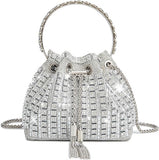 Sparkling Women's Evening Handbags Rhinestone Purse Crossbody Bag Wedding Prom Party Club Purses