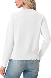 Cardigan Sweaters for Women Lightweight Crewneck Button Down Soft Knit Dressy Cardigans 2026
