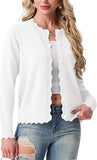 Cardigan Sweaters for Women Lightweight Crewneck Button Down Soft Knit Dressy Cardigans 2026