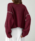 Women's Chunky Knit Sweaters  Fall Long Sleeve Mock Neck Oversized Pullover Tops Winter Fashion Clothes