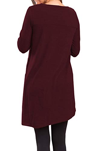 Fall Dresses for Women 2022 Long Sleeve Sweater Dress for Women 2022 Button Side Pullover Sweater Womens Winter Sweatshirt for Women Outfits dresses