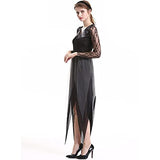 Women’s Halloween Suit Masquerade Evil Party Dress Set Summer Dresses Casual Long