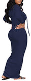 Women's Maxi Dress Sexy Bodycon Long Sleeve Pullover Hoodie Casual Slim Sweatshirt Gray