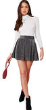 Women's Ribbed Mock Turtleneck Slim Fit Top Long Sleeve Knit Tee Shirt